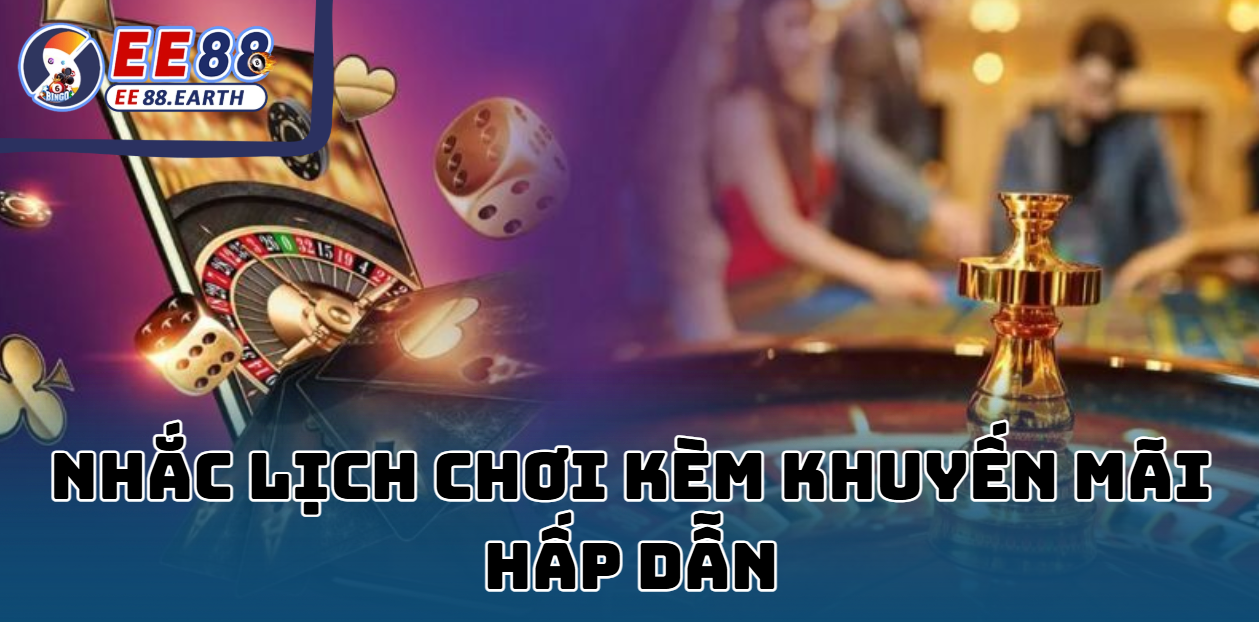 EE88 – Nâng Tầm Cược Thủ Với Công Cụ Tự Động Hóa 3 Trình nhắc lịch cược kèm khuyến mãi EE88 giúp người chơi quản lý thời gian hiệu quả hơn.