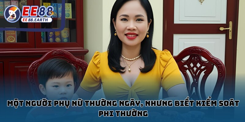 Mẹ đơn thân ẵm 200 triệu khi quay Kho Báu Vạn Lộc EE88 2 Một người phụ nữ bình dị, nhưng sở hữu khả năng kiểm soát đáng kinh ngạc.