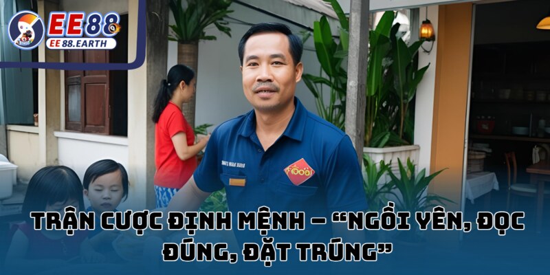 Ông bố 2 con thắng 280 triệu Long Hổ Truy Phong EE88 3 Người đàn ông điềm đạm, chơi game đầy kỷ luật.